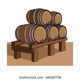 Wooden barrels
