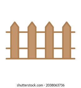 Wooden Barrier Icon Fence Stock Vector Royalty Free Shutterstock