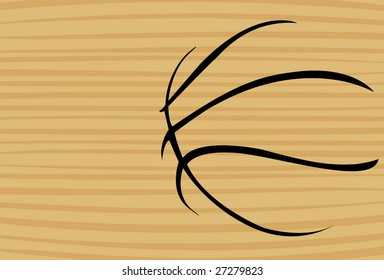 wooden basketball background