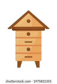 wooden beehives structure beekeeping equipment