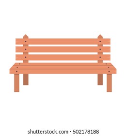 wooden bench icon