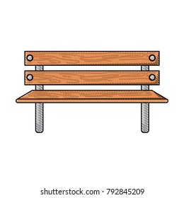 wooden bench icon