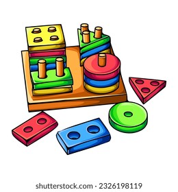 Wooden Block Toy for Children