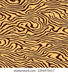 Wooden board brown striped texture fashion art vector illustration