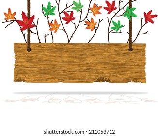 Wooden board, old-style