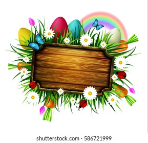 wooden board on a loan