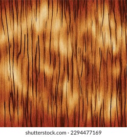 Dibujo vectorial del estilo de arte de fondo de pared de textura áspera del panel de madera