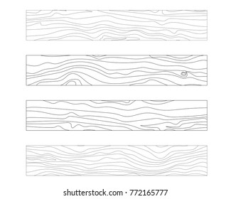 wooden Board texture vector illustration isolated circuit design