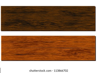 wooden board - vector