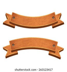 Wooden board vector art and illustration.