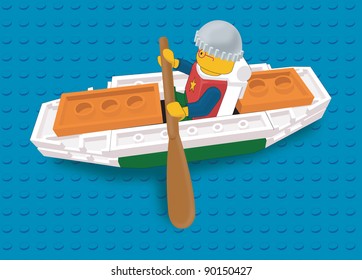 Barco de madera