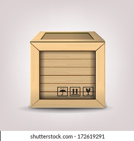 wooden box