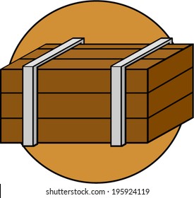 caja de madera