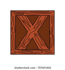 Wooden box delivery