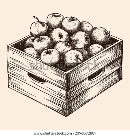 Similar – Image, Stock Photo Delicious apple with pencil shavings in lunch box