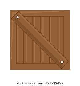 wooden box packing icon