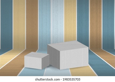 Wooden boxes on the floor and wooden walls Barn Background 