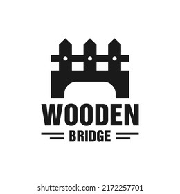 Wooden Bridge Construction Logo Design