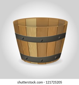 Wooden Bucket