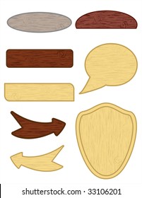 wooden buttons