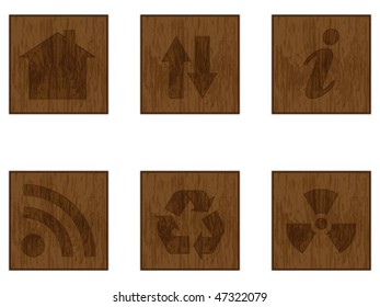 wooden buttons