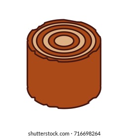 wooden camping material lumber firewood stump
