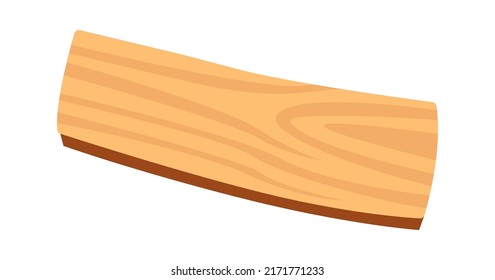 Wooden cant icon. Vector illustration