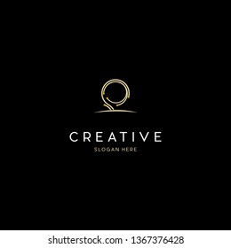 Wooden Capital Of Golden Creative Business Logo