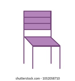 wooden chair furniture outdoors decoration