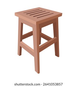 wooden chair isolated vector stock,icon, graphic, illustration vector design