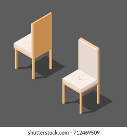 2,671 Wooden chair isometric Images, Stock Photos & Vectors | Shutterstock