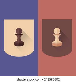 Wooden Chess Pawn Vector