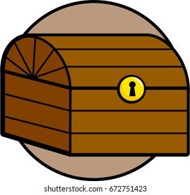Holztruhe