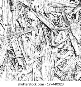 Wooden chips overlay texture for your design. EPS10 vector.