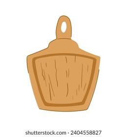 wooden chopping board cartoon. food table, cook cooking, plank empty wooden chopping board sign. isolated symbol vector illustration