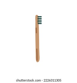 Aislamiento de cepillos limpios de madera sobre blanco 