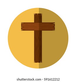 wooden cross religious icon
