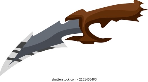 hölzerner Steg, Illustration, Vektorgrafik auf weißem Hintergrund.