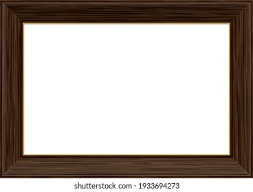 Wooden Dark Brown Picture Frame