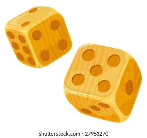 Wooden dice
