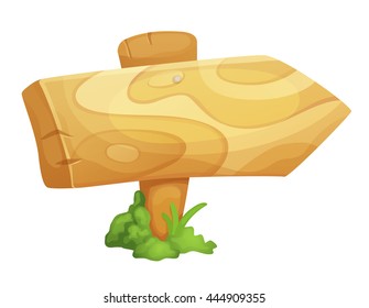 Wooden Direction Sign