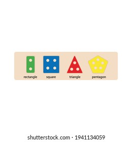 Wooden Educational Toy For Kids. Montessori System For Early Childhood Development. Vivid Elements That Will Help Develop Fine Motor Skills Of Hands And Analytical Thinking.