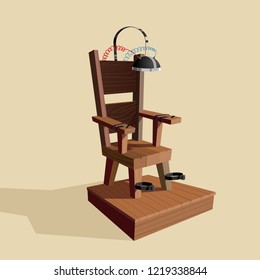 Wooden Electric Chair 