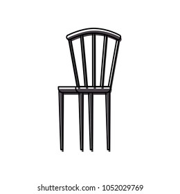 wooden elegant chair furniture image