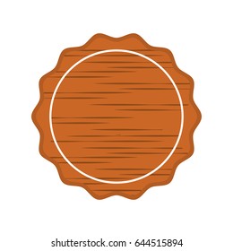 wooden emblem blank