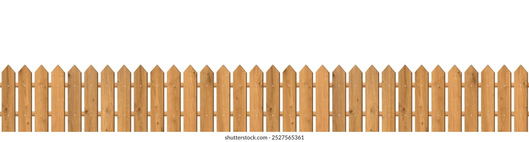 Fundo do vetor da cerca da fazenda de madeira. Realista piquete de madeira escura com textura de carvalho. Barreira de tábuas para jardim ou campo. Compartimento para o pátio rural.