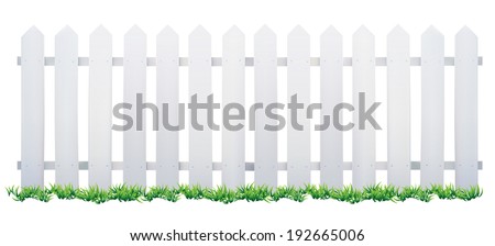 Similar – Image, Stock Photo picket fence Fence