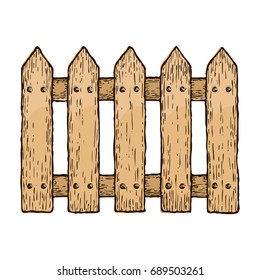 436 Picket Fence Sketch Images, Stock Photos & Vectors 