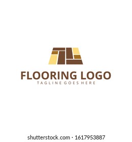 Wooden Floor Logo Design Template Stock Vector (Royalty Free ...