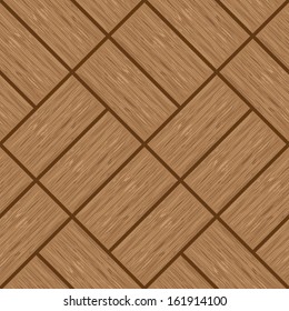 Wooden floor pattern - illustration. Vector